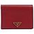 Billetera PRADA Bifold piel Saffiano Rojo Oro - vista 13