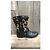 Burberry Leather and Leopard Print Ankle Boots - view 10