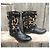 Burberry Leather and Leopard Print Ankle Boots - view 2