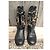 Burberry Leather and Leopard Print Ankle Boots - view 3