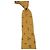 Autre Marque Gres Paris Silk Tie Yellow Leaf Pattern - view 2
