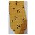 Autre Marque Gres Paris Silk Tie Yellow Leaf Pattern - view 3