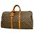 Louis Vuitton Brown Boston Monogram Keepall 55