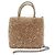 Autre Marque Bolso Anteprima Wire en Champagne Gold