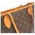 Borsa Tote Louis Vuitton Monogram Neverfull MM in Brown - vista 10