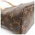 Borsa Tote Louis Vuitton Monogram Neverfull MM in Brown - vista 4