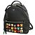 Fendi Black Leather Backpack