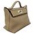 Hermès Borsa Hermes 24-Inch Togo Swift Etoupe - vista 2