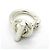 Hermès Bague anneau Hermes Croisette en argent sterling - view 3