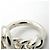 Hermès Bague anneau Hermes Croisette en argent sterling - view 4
