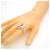 Hermès Bague anneau Hermes Croisette en argent sterling - view 8