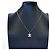 Collana Chanel Argento con logo Coco - vista 6