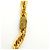 Collier Chanel plaqué or avec strass - vue 6