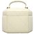 Bolso Vanity Chanel de piel de cordero marfil - vista 10