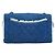 Borsa a tracolla Chanel Denim Blue - vista 11