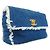 Borsa a tracolla Chanel Denim Blue - vista 2