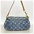 Borsa a tracolla Mini Pleaty Louis Vuitton Monogram Denim - vista 10