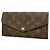 Louis Vuitton Monogram Portefeuille Sarah Long Wallet