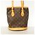 Borsa Louis Vuitton Monogram Bucket PM - vista 11