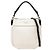 Prada Borsa Satchel Margit Small in vitello bianco