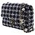 Chanel Black Mini Square Tweed Coco Heart Chain Flap - vista 10