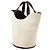 Borsa Secchiello Balenciaga Wave XS in Tela Bianca - vista 2