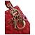Dior Red DiorAmour Micro Lambskin Cannage Lady Dior - vista 5