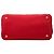 Borsa Tote Prada Small in Canapa Rossa con Logo - vista 3