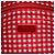 Borsa Tote Prada Small in Canapa Rossa con Logo - vista 5