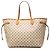 Louis Vuitton White Damier Azur Neverfull GM