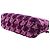 Clutch Chanel Mini CC in tweed matelassé viola con catena - vista 12
