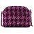 Clutch Chanel Mini CC in tweed matelassé viola con catena - vista 2