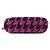 Clutch Chanel Mini CC in tweed matelassé viola con catena - vista 3