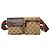 Gucci Beige GG Canvas Web Gürteltasche mit zwei Taschen