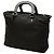 Borsa Prada in Tessuto Canapa nera con logo - vista 2