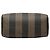 Fendi Mini Pequin Brown Coated Canvas Convertible Boston Bag - vista 3