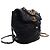 Mochila Chanel 19 em pele de cordeiro acolchoada preta - vista 15