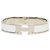 Bracciale Hermès Clic H PM in smalto bianco stretto