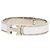 Bracciale Hermès Clic H PM in smalto bianco stretto - vista 2