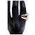 Louis Vuitton Silver Brass Monogram Lock Signet Ring - view 4