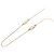 Dior Gold vergoldete Halskette mit CD-Logo - Ansicht 2