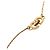Dior Gold vergoldete Halskette mit CD-Logo - Ansicht 3