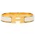 Bracciale Hermès Clic H PM in smalto bianco stretto