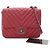 Chanel Pink Mini Square Classic Chevron Lambskin Single Flap - vista 6