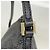 Borsa a tracolla Gucci in denim nero - vista 9