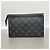 Louis Vuitton Monogram Eclipse Reverse Gaston Wearable Wallet Shoulder Bag - view 9