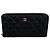 Cartera larga Chanel negra
