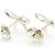 Autre Marque Orecchini a lobo Tiffany & Co. in argento sterling a nastro - vista 3