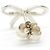 Autre Marque Orecchini a lobo Tiffany & Co. in argento sterling a nastro - vista 4