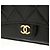 Tarjetero Chanel Matelassé Coco Mark Black - vista 6